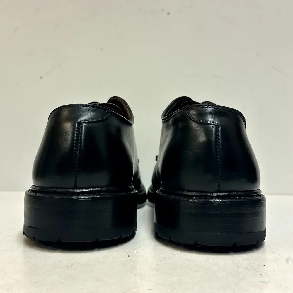 NEW HEELS Alden Black Shell Cordovan Plain Toe Blucher CUSTOM RARE MiUSA 10 B